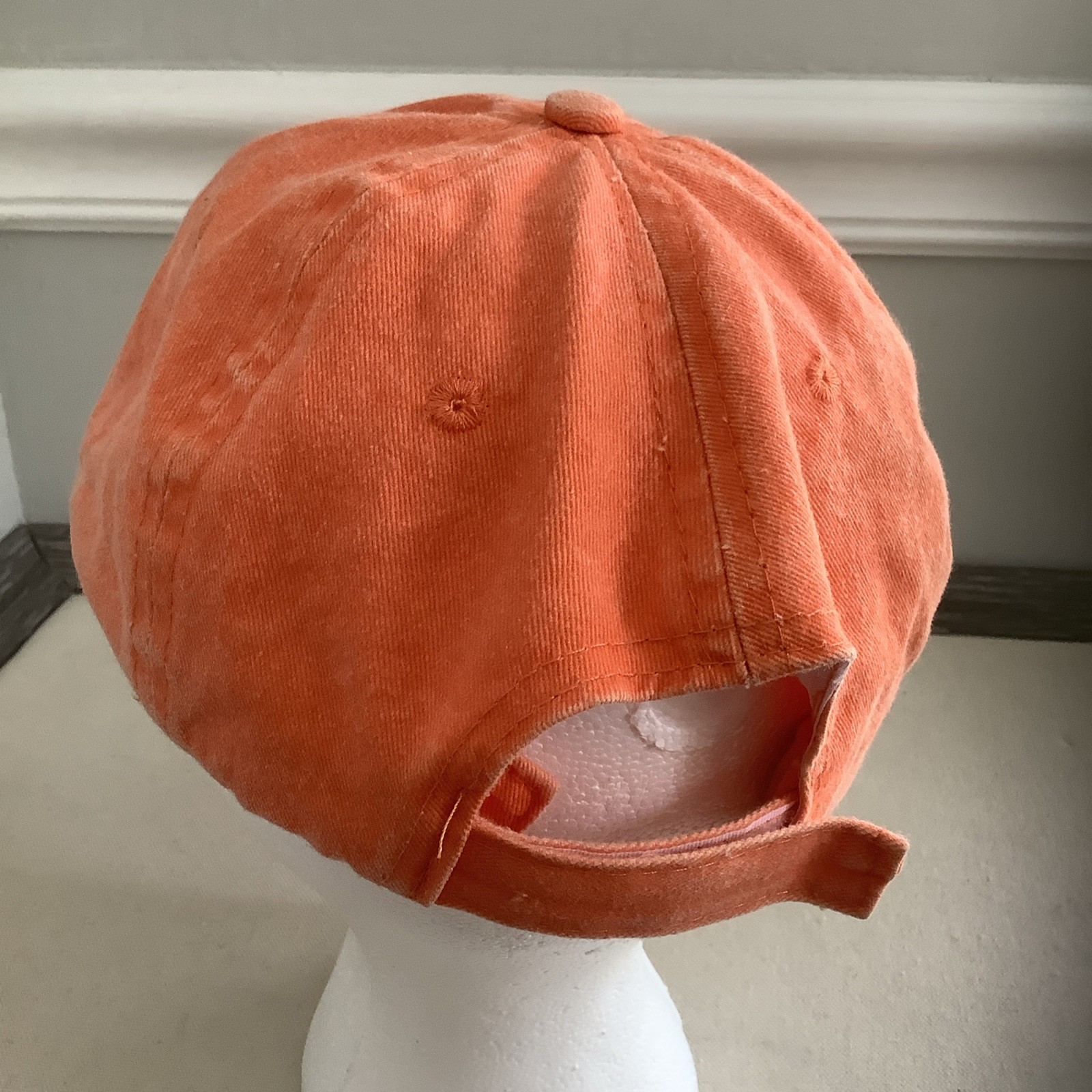 CAPE COD Hat Orange Cap Strap Back Adjustable Fad… - image 4