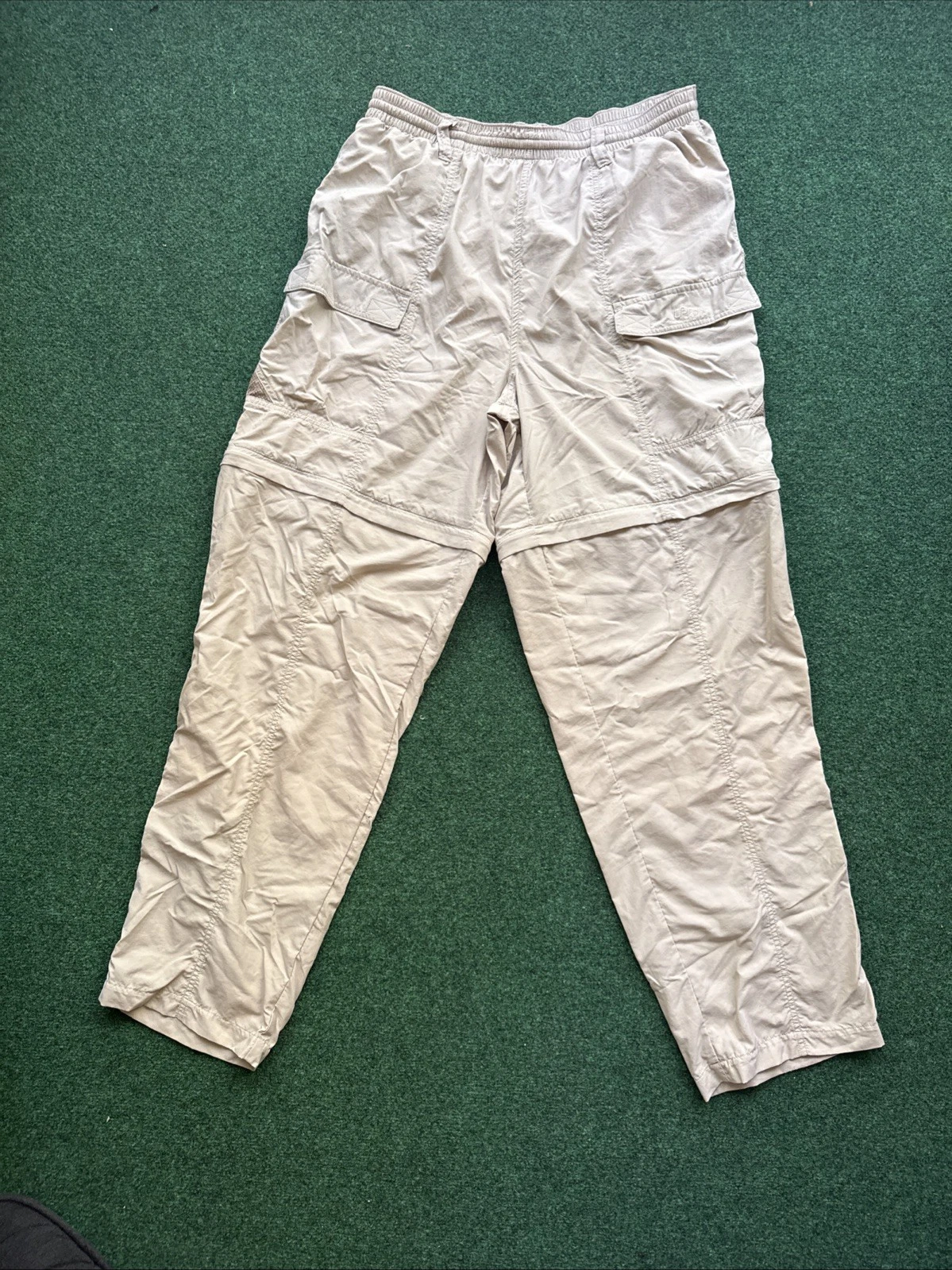 Columbia PFG Convertible Pants Mens XL Nylon Cargo Hiking Zip Off Outdoors G16