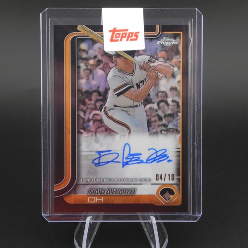 Sadaharu Oh [Black] #CLA-SO 2025 Topps Chrome Update Legends Autograph card