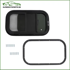 24" W x 15" H RV Horizontal Slide Window Breathable Universal For Camper Trailer