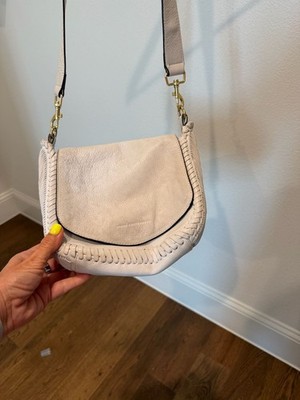 Aimee Kestenberg All For Love Saddle Crossbody Leather Bag in Cloud