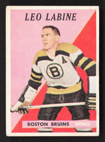 Leo Labine #4 1958 Topps card