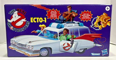 The Real Ghostbusters Ecto-1 Retro Vehicle W/ Accessories Hasbro Kenner Classics
