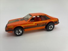 Hot Wheels Turbo Mustang Cobra Orange 1979 Hong Kongloosenear Mint