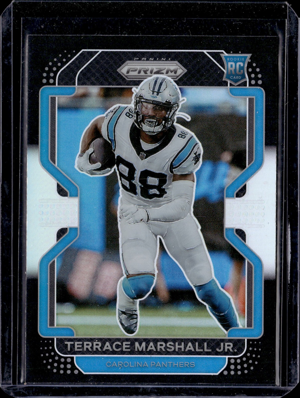 2021 Panini Chronicles #PB-13 Terrace Marshall Jr. Prizm Black Silver Rookie RC