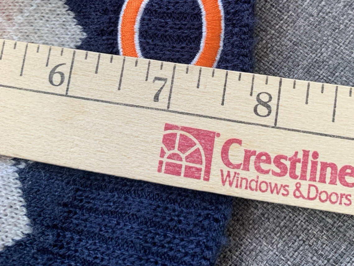 Youth Chicago Bears Knit NFL Team Apparel Reebok Beanie Hat Navy/Orange Argyle thumbnail 11