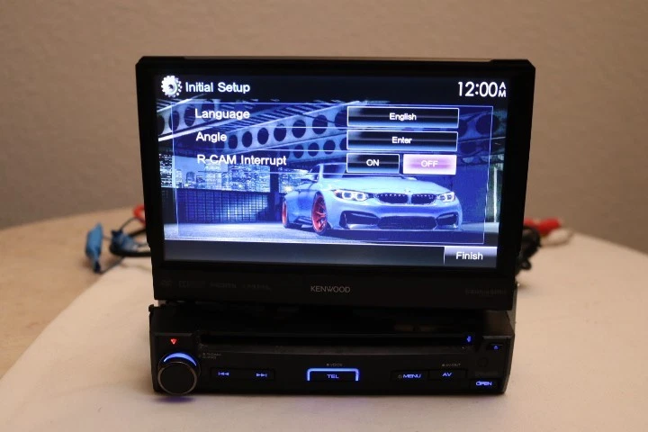Kenwood KVT-7012BT DVD Single Din Bluetooth receiver 7" in-dash monitor - Image 2 of 4