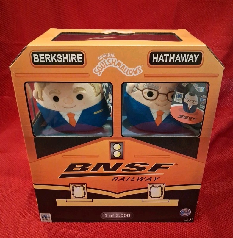 NIB Berkshire Hathaway 2026 Limited Edition Squishmallow BNSF 1 of 2000