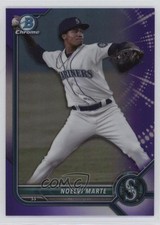 2022 Bowman Chrome Prospects Purple Refractor 76/250 Noelvi Marte #BCP-186 18ia