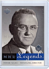 Frank Selke 2001-02 Upper Deck NHL Legends Base Card #62