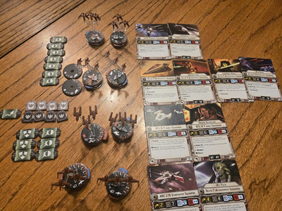 Star Wars Armada Republic Fighter Squadrons Complete FFG Fantasy Flight