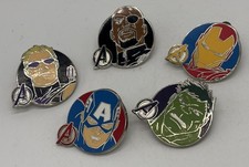 Disney Pins, 5 pins, Marvel Avengers Assemble Hulk Captain America DLR & WDW