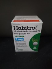 HabitrolNicotine Lozenges2 mgMint Flavor72 CountStop Smoking AidEXP 10/26