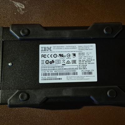 IBM RDX External Removable Disk Drive USB 3.0 Black 2TB 00NA336