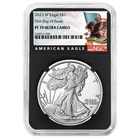 2023-W $1 1-oz Proof American Silver Eagle NGC PF70UC FDI Black Label Retro Core