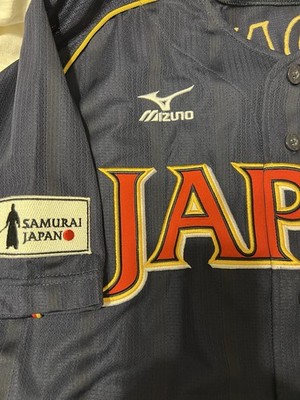 NEW MIZUNO Japan WBC WORLD BASEBALL Classic Jersey Navy Red