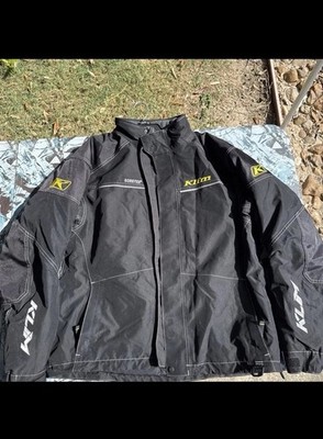 klim klimate insulated cordura goretex Motorcycle/snowmobile jacket Black XL