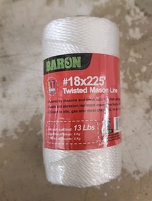NEW Baron 50817 Twisted MASON LINE #18x225'