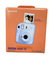 Fujifilm Instax Mini 12 Analogue Instant Camera Pastel Blue Selfie Mirror cam AM