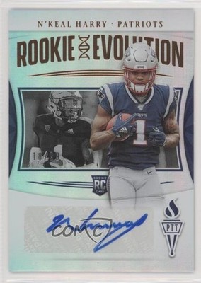 2019 Panini Passing the Torch Rookie Evolution 18/99 N'Keal Harry Auto RC 00a0
