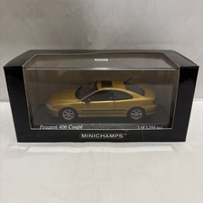 1/43 Minichamps Peugeot 406 Coupe Gold Metallic Jaune Vermeer Pma