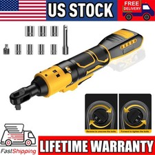 Cordless Ratchet Wrench 3/8" Electric Ratchet Wrench Fit DEWALT 20V MAX Battery