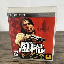 Red Dead Redemption (Sony PlayStation 3, 2010) Disco limpio, hoja de código incluida