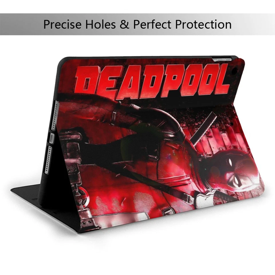 Funda Protectora TPU Deadpool Superhero Smart Wake/Sleep para iPad 9/8/7Air3 Foto 2 de 4