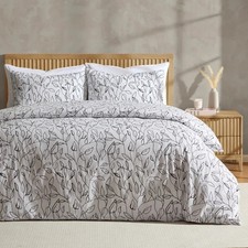NEW IN PACK DUSK Astrid 100% Cotton Super King Duvet Cover  Set