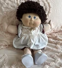 Cabbage Patch Kids 1983 16 in Girl Doll Blue Eyes Curly 25th Anniversary 2007
