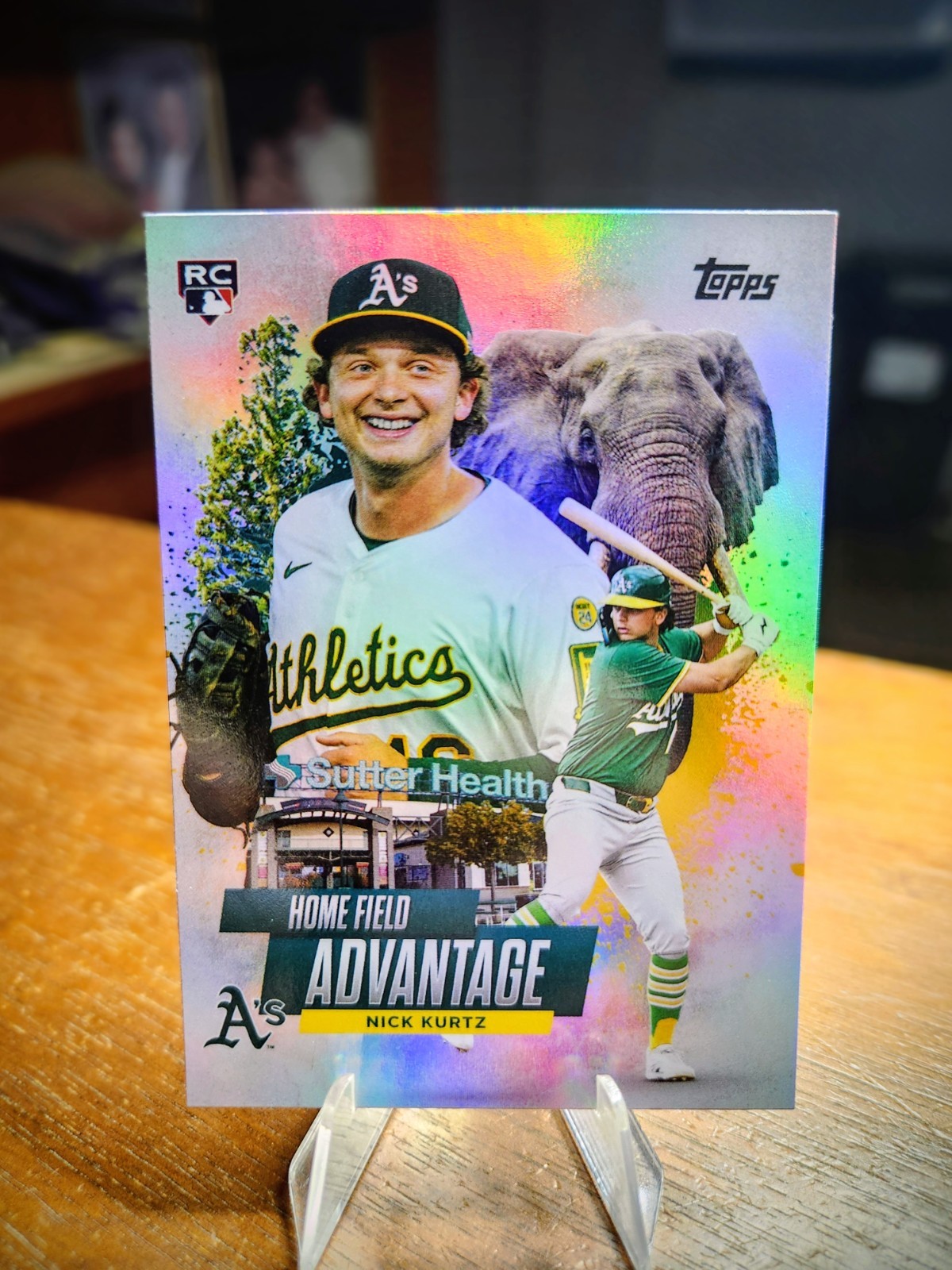 2025 Topps Update NICK KURTZ RC Home Field Advantage SSP CASE HIT HA-49