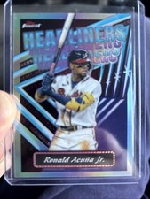2023 Topps Finest - Finest Headliners Ronald Acuña Jr. #FH-4
