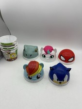 Buenas 2 Tapas Grow Snackers Lote de 5 Personajes y Tazas Mixtas