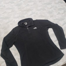 The North Face Sweatshirt Womens Small Fleece Black Long Sleeve Outdoors