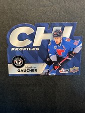 21-22 UD CHL Hockey Profiles RC PR-3 Nathan Gaucher