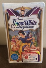 Disney Masterpiece Collection Snow White and the Seven Dwarfs VHS NTSC G