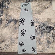 Wild Fable Womens Knit Dress Size M Medium Blue Floral