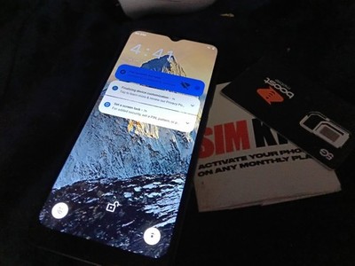 Boost Mobile Summit 5G, 64GB, Blue  Prepaid Smart Phone, locked to Boost