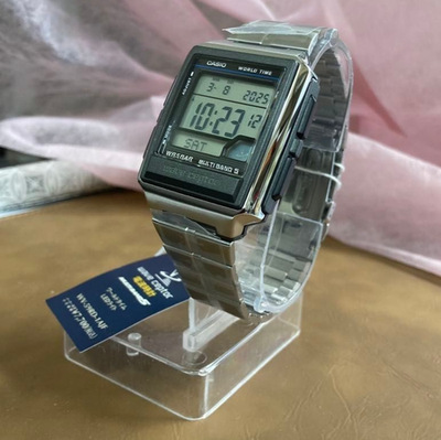 CASIO WAVE CEPTOR Radio Clock Super Illuminator Type WV-59RD-1AJF