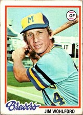 Jim Wohlford - 1978 Topps - # 376 - Brewers