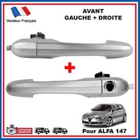 TüRgriff Vorne Links + Rechts ALU FüR Alfa Romeo 147 GTA JTD