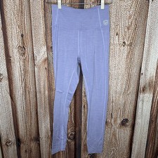 Allbirds Purple High Rise Merino Wool Blend Natural Flow Leggings Small
