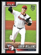 Gavin Williams 2026 Topps #254 Cleveland Guardians 3