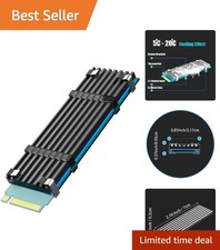 Effective M.2 Heatsink for 2280 SSDs - Ideal for Desktop  PS5 Slim Install