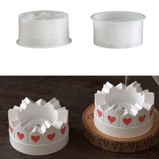 Practical Silicone Jar Mold Heart House Shape...