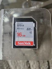 SanDisk Ultra SDHC 16gb Memory Card up to 80mb/s Read Speed