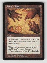 Sisay's Ring - Visions #154 - Common Artifact
