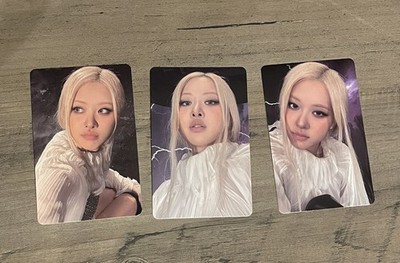 BLACKPINK DEADLINE ROSE トレカ Rose Official Photocard BlackPink Deadline Album | eBay