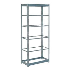 Global Industrial Heavy Duty Shelving 36"W x 12"D x 96"H With 6 Shelves No Deck