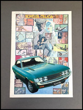 1971 Toyota Celica Canada Vintage Car Sales Brochure Catalog